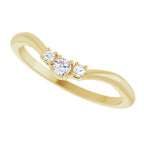 Accented Engagement Ring or Band