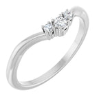 Accented Engagement Ring or Band