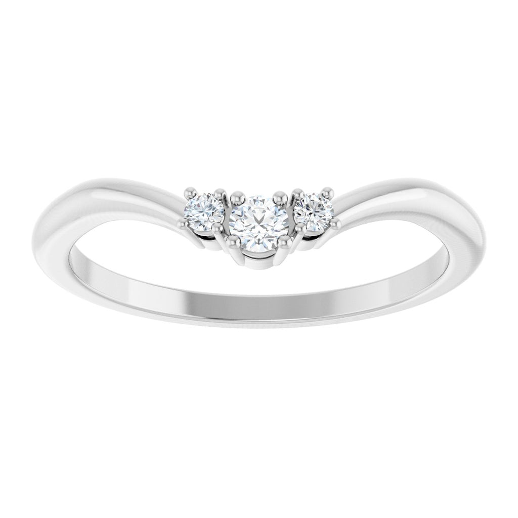 Accented Engagement Ring or Band