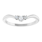 Accented Engagement Ring or Band