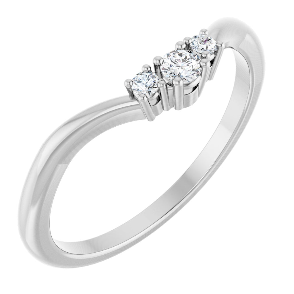 Accented Engagement Ring or Band