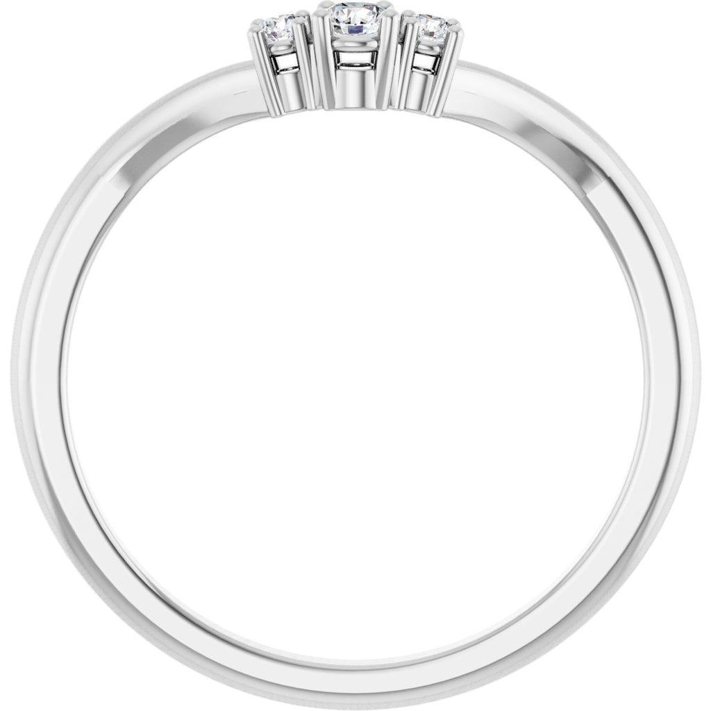 Accented Engagement Ring or Band