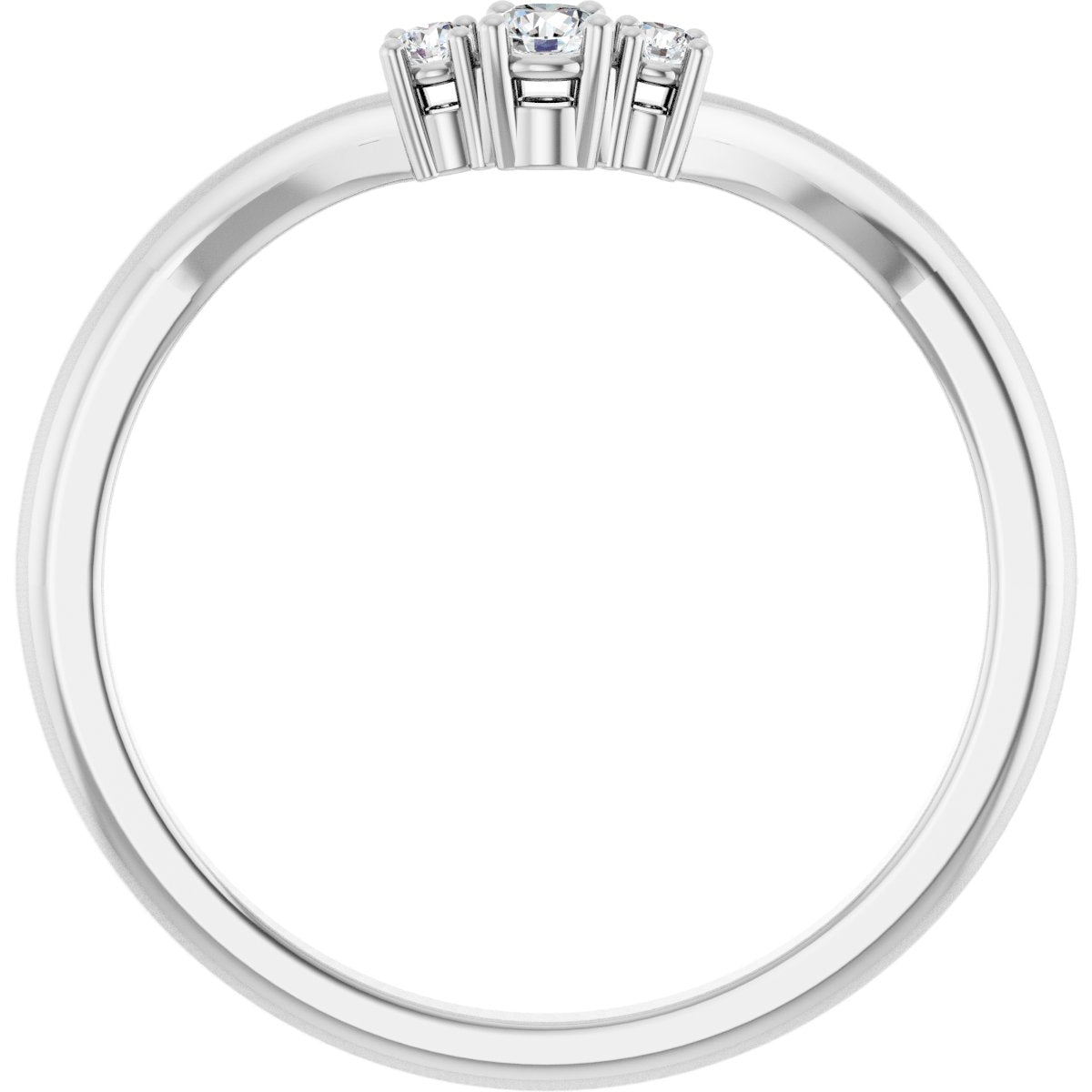 Accented Engagement Ring or Band