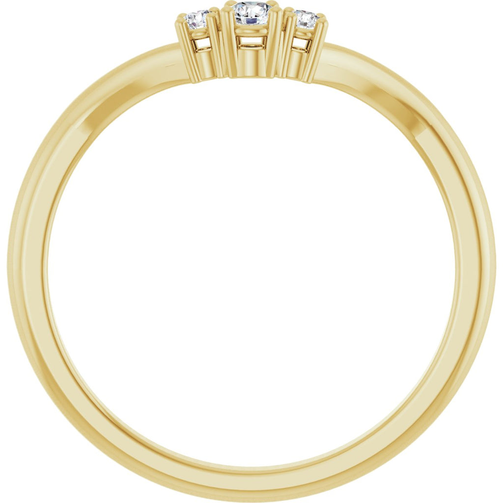 Accented Engagement Ring or Band
