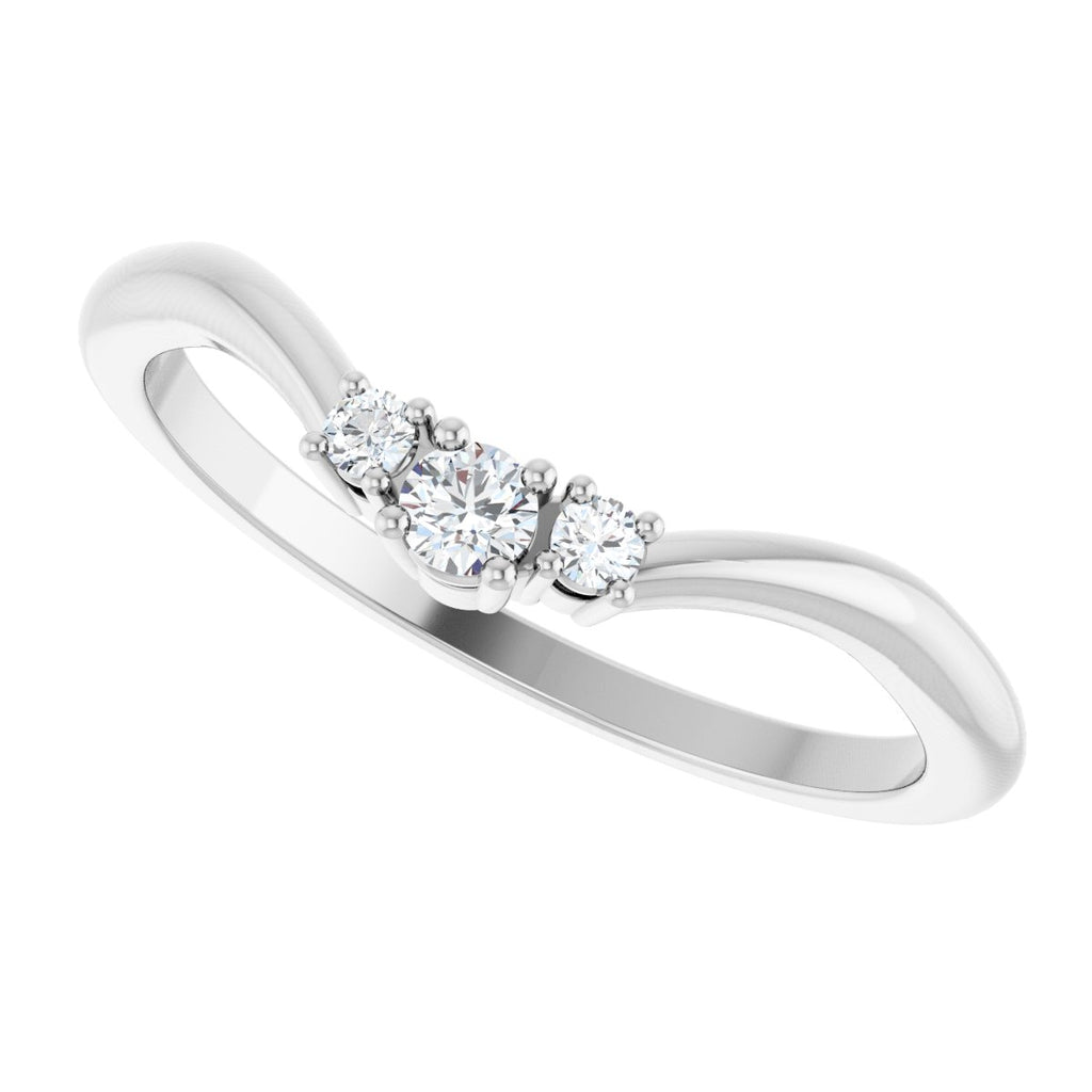 Accented Engagement Ring or Band