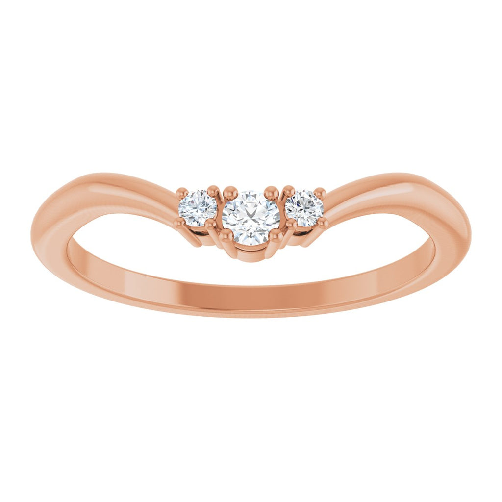 Accented Engagement Ring or Band