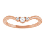 Accented Engagement Ring or Band