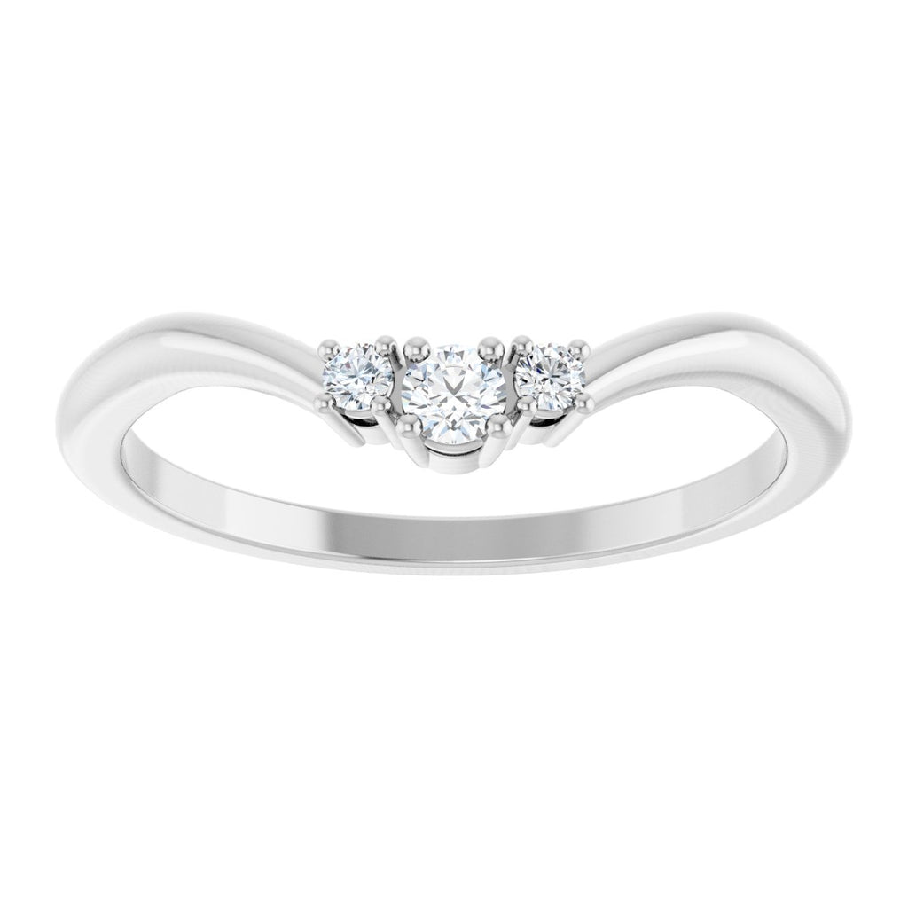 Accented Engagement Ring or Band