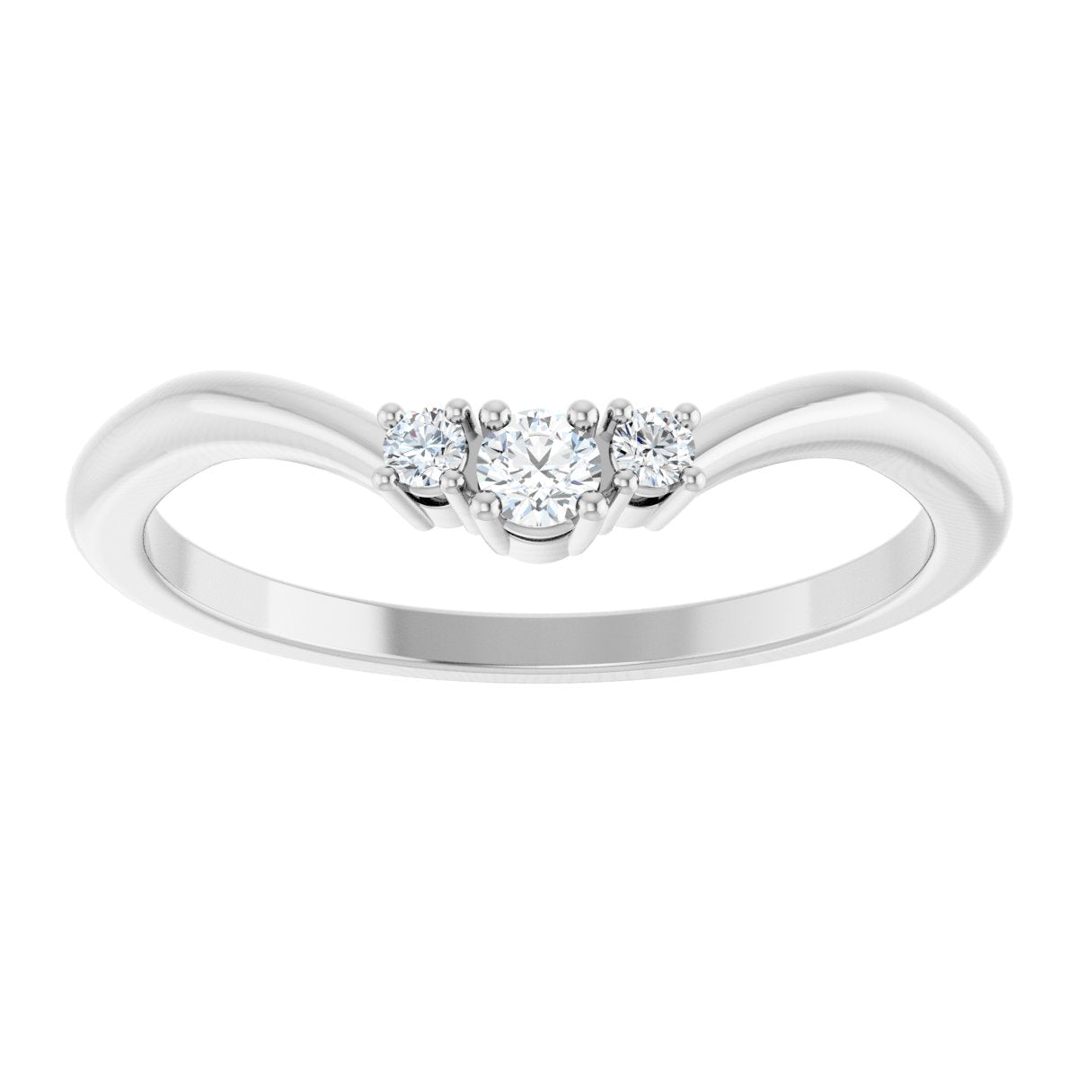 Accented Engagement Ring or Band