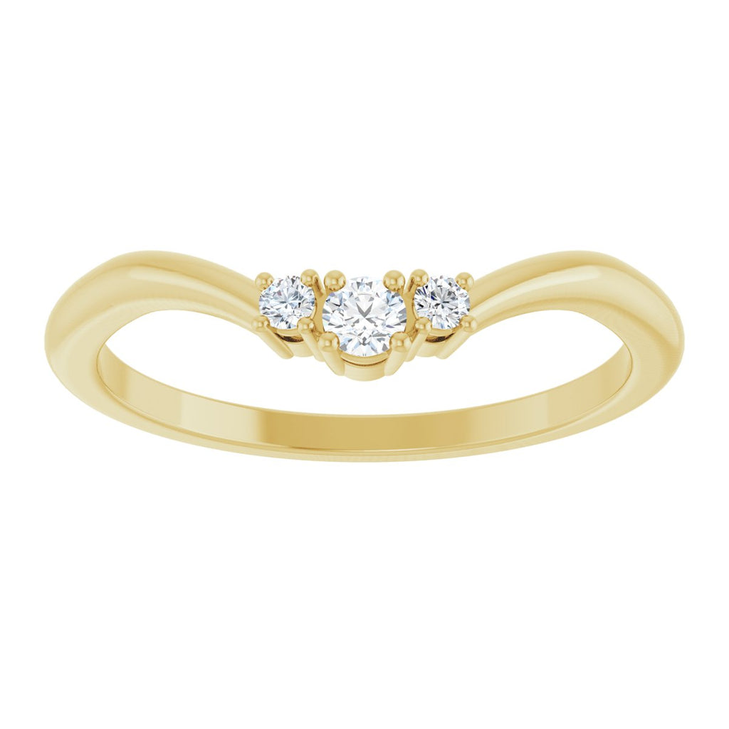 Accented Engagement Ring or Band