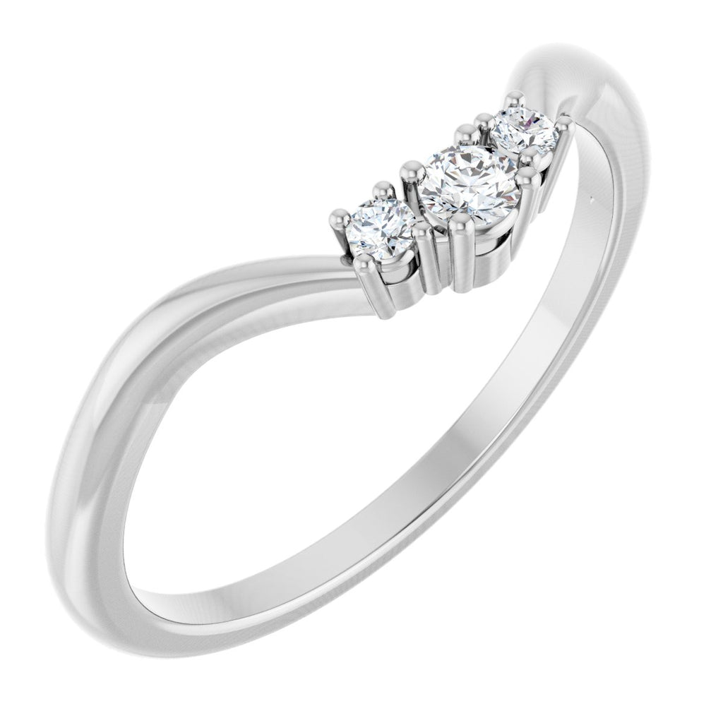 Accented Engagement Ring or Band