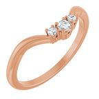 Accented Engagement Ring or Band