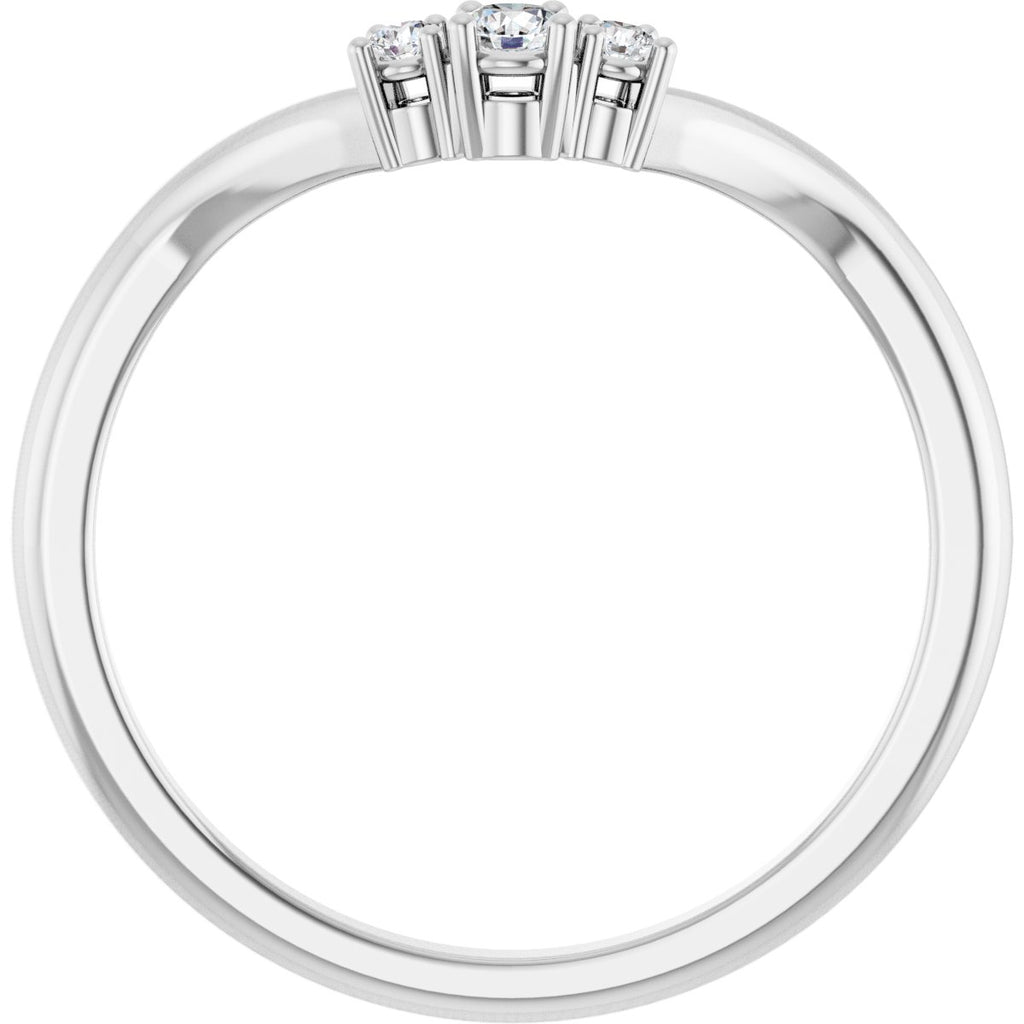 Accented Engagement Ring or Band