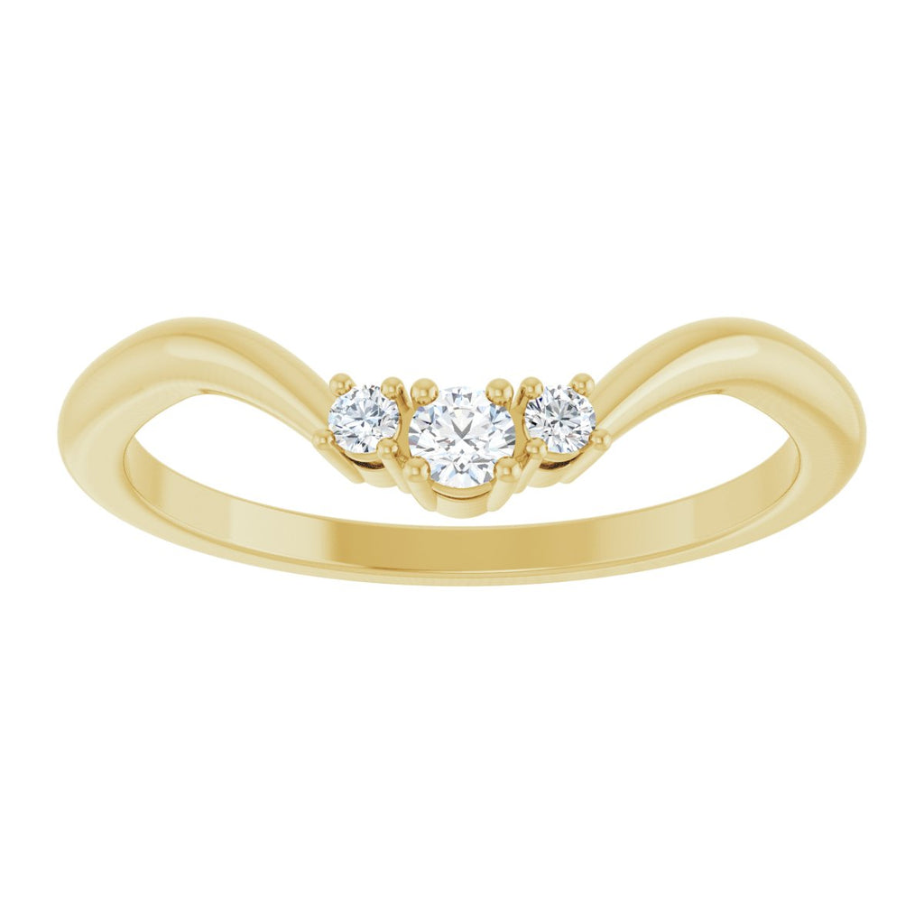 Accented Engagement Ring or Band