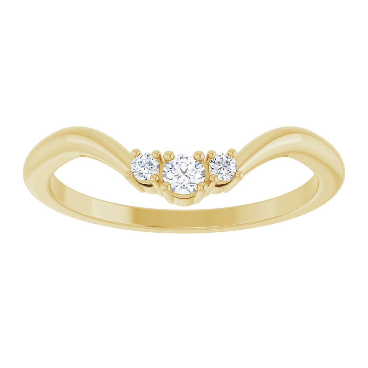 Accented Engagement Ring or Band