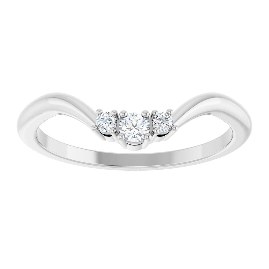 Accented Engagement Ring or Band
