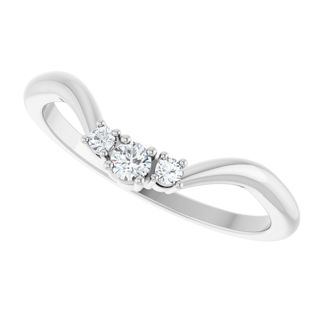 Accented Engagement Ring or Band