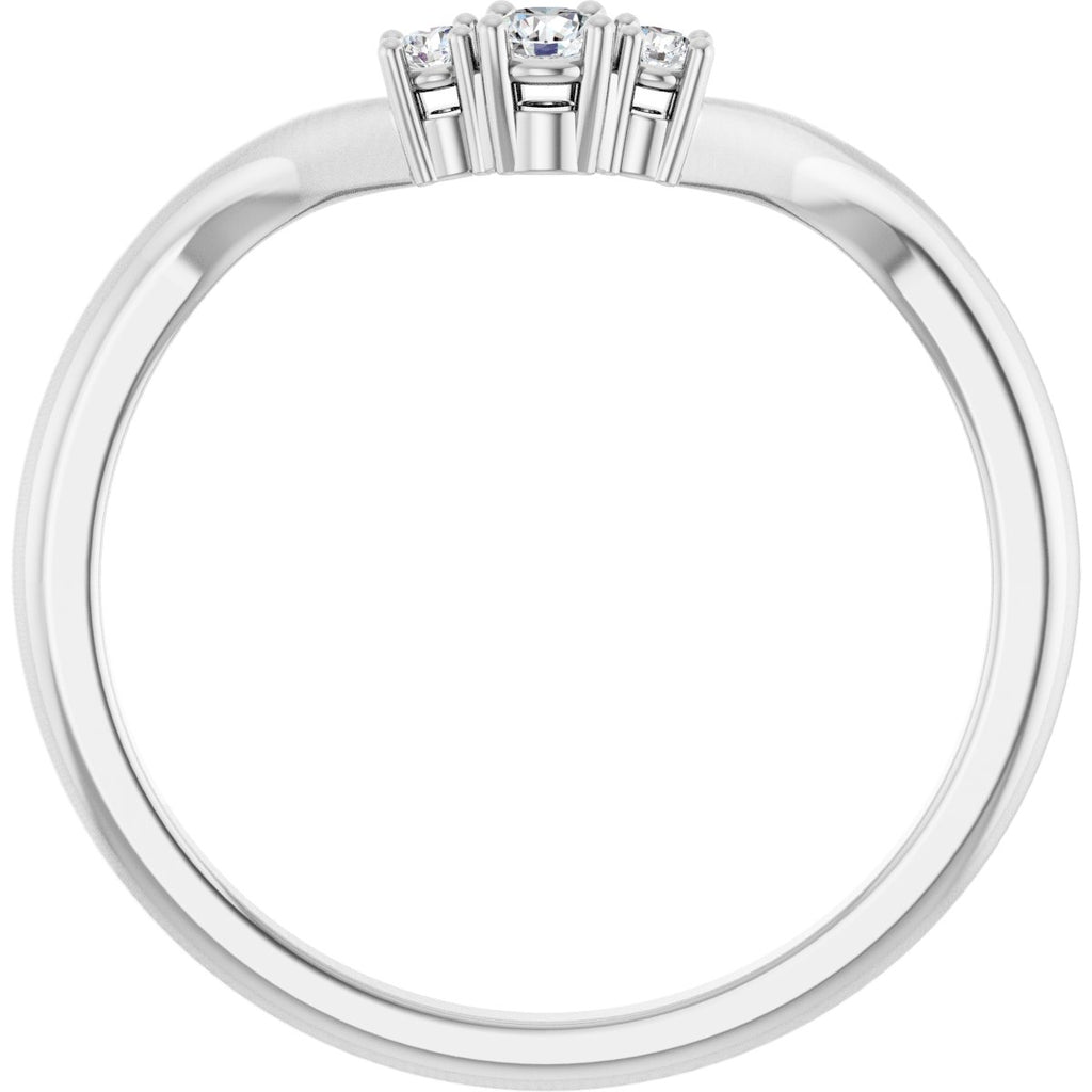 Accented Engagement Ring or Band