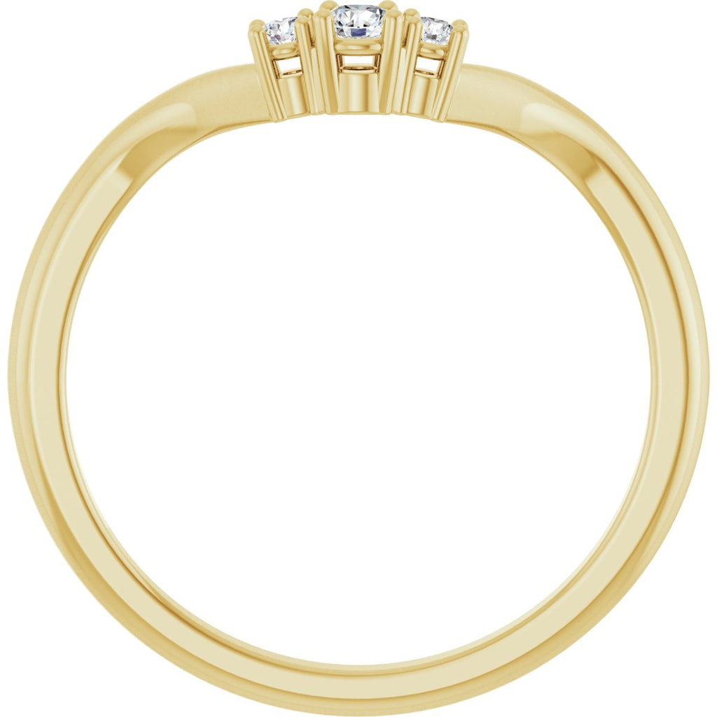 Accented Engagement Ring or Band