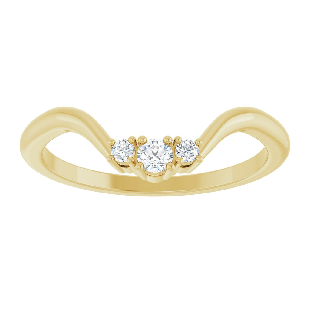Accented Engagement Ring or Band
