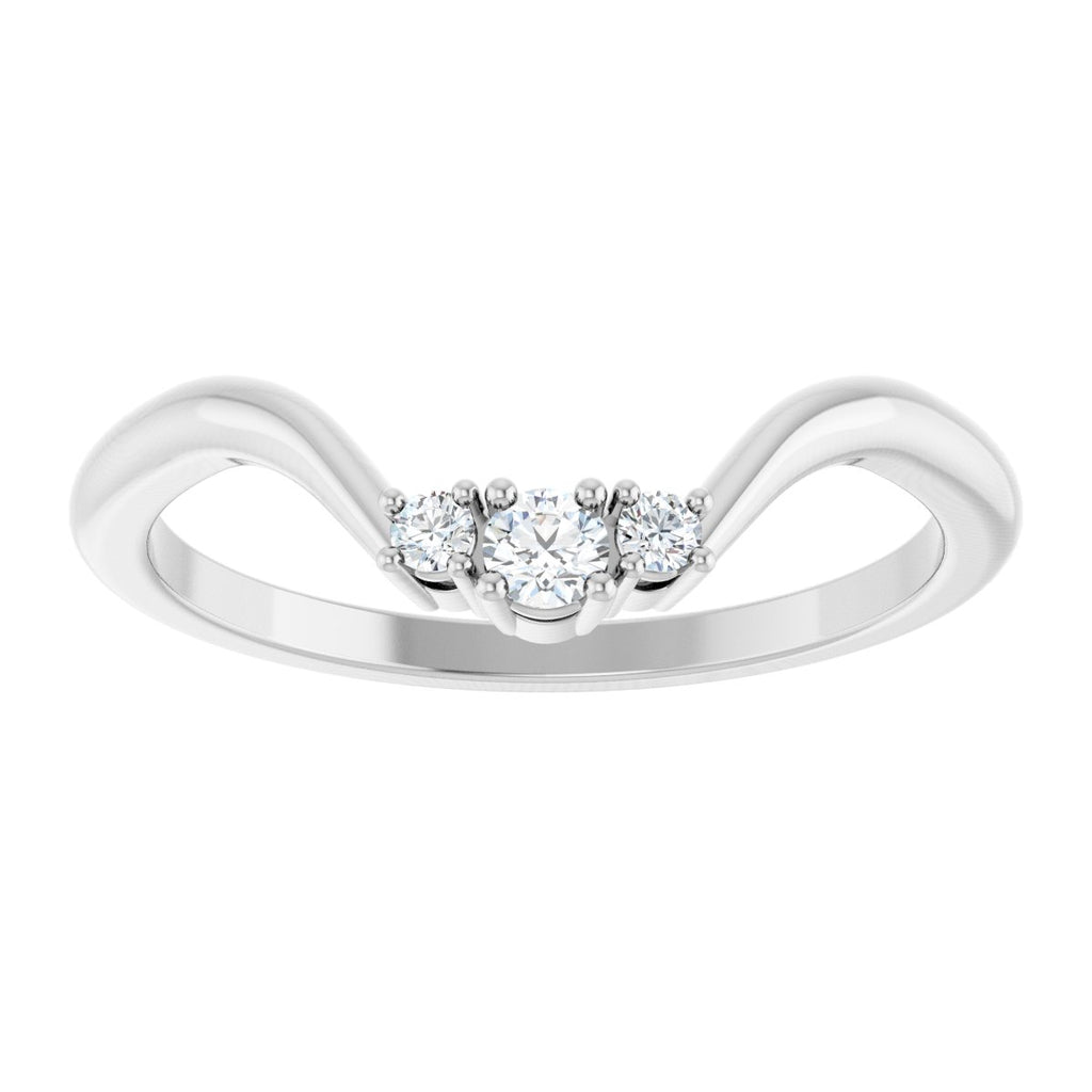 Accented Engagement Ring or Band