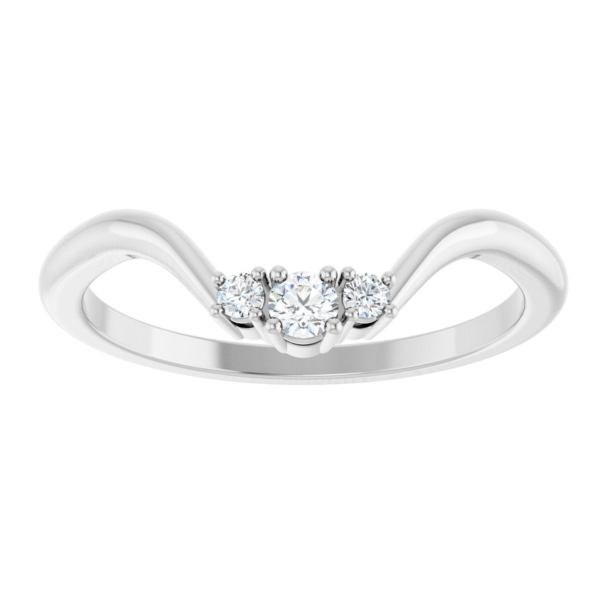 Accented Engagement Ring or Band