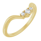 Accented Engagement Ring or Band