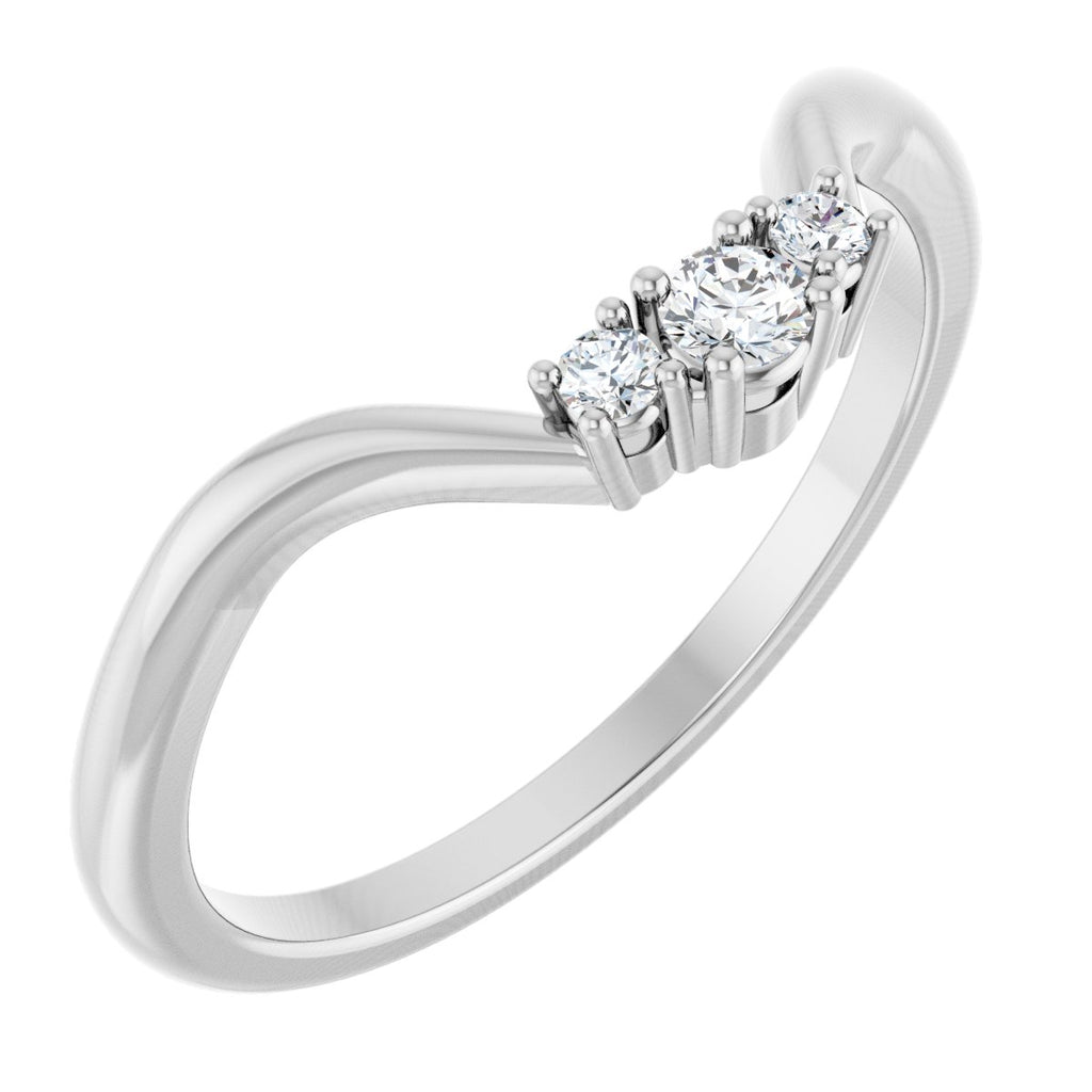 Accented Engagement Ring or Band