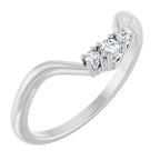 Accented Engagement Ring or Band