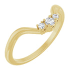 Accented Engagement Ring or Band