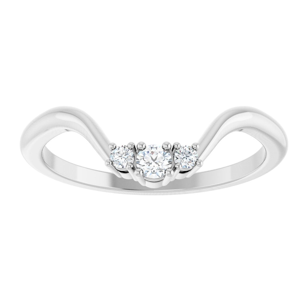 Accented Engagement Ring or Band