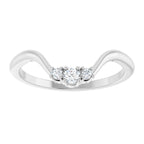 Accented Engagement Ring or Band