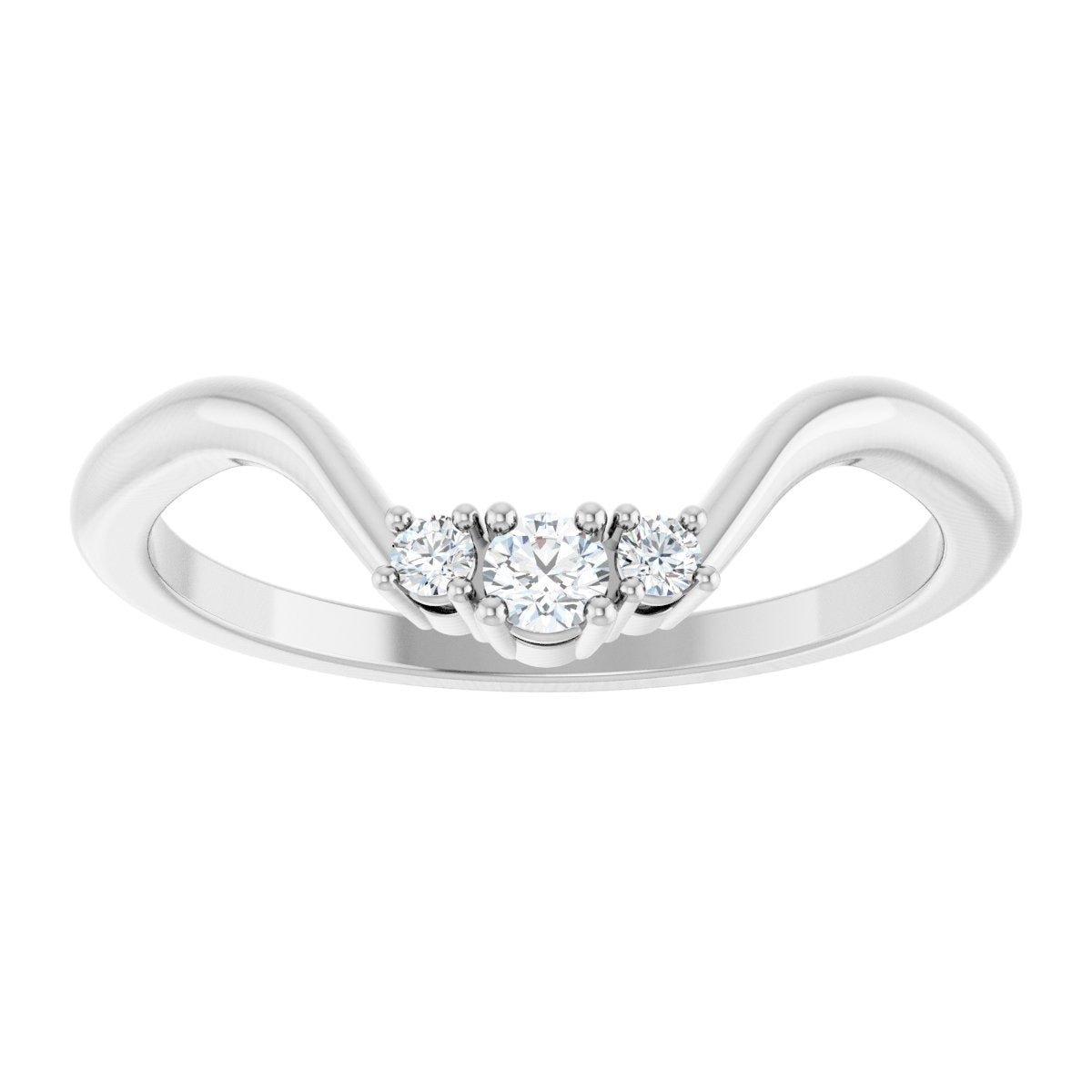 Accented Engagement Ring or Band
