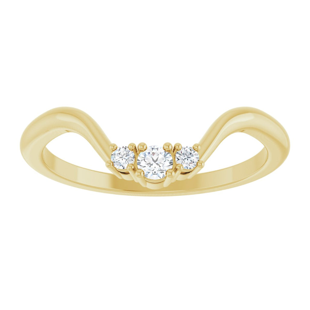 Accented Engagement Ring or Band
