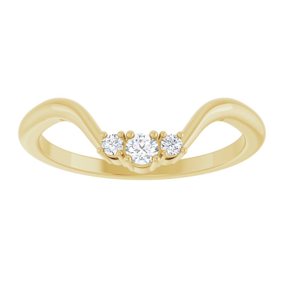 Accented Engagement Ring or Band