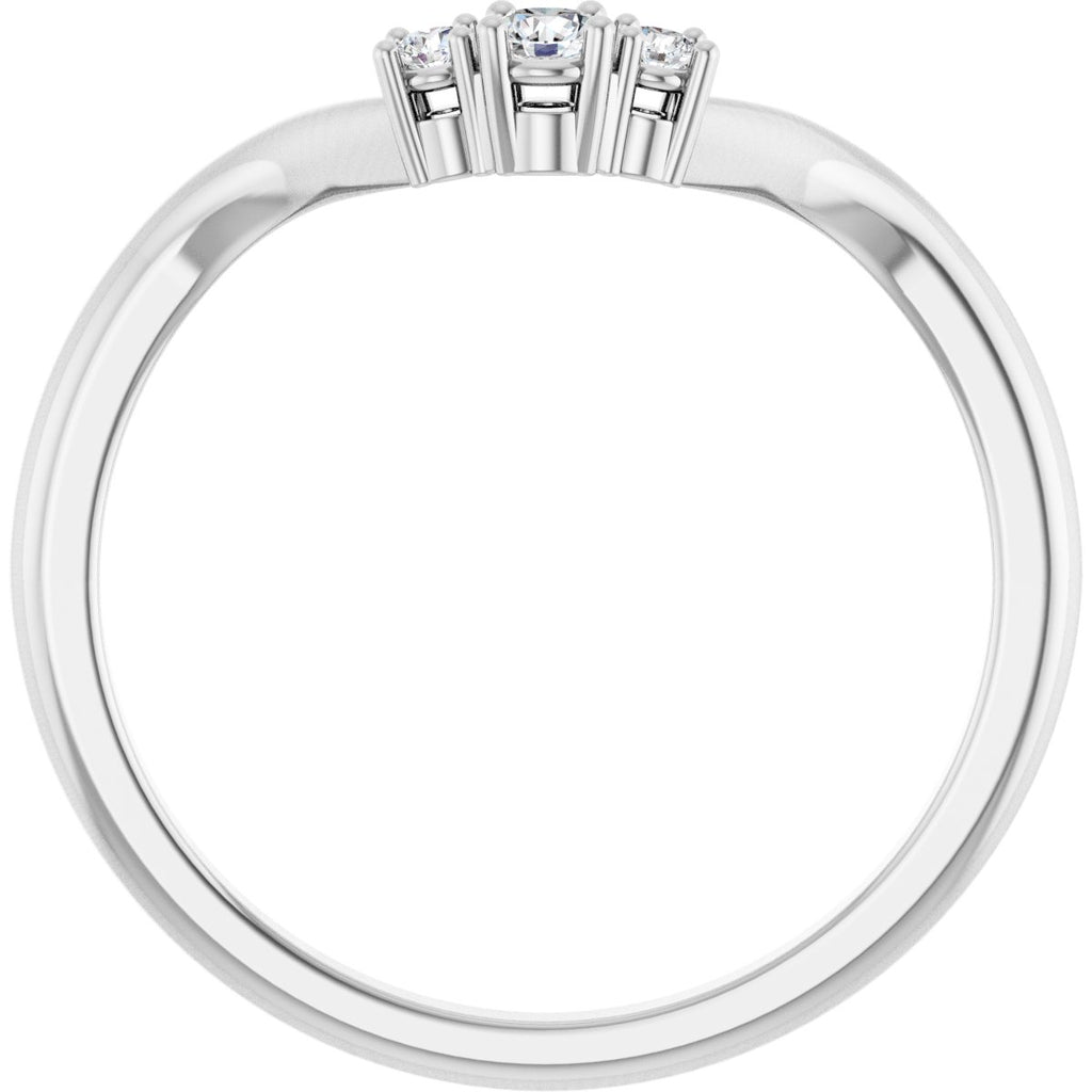 Accented Engagement Ring or Band