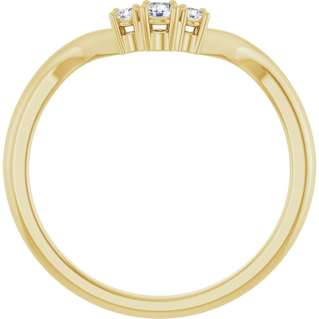 Accented Engagement Ring or Band
