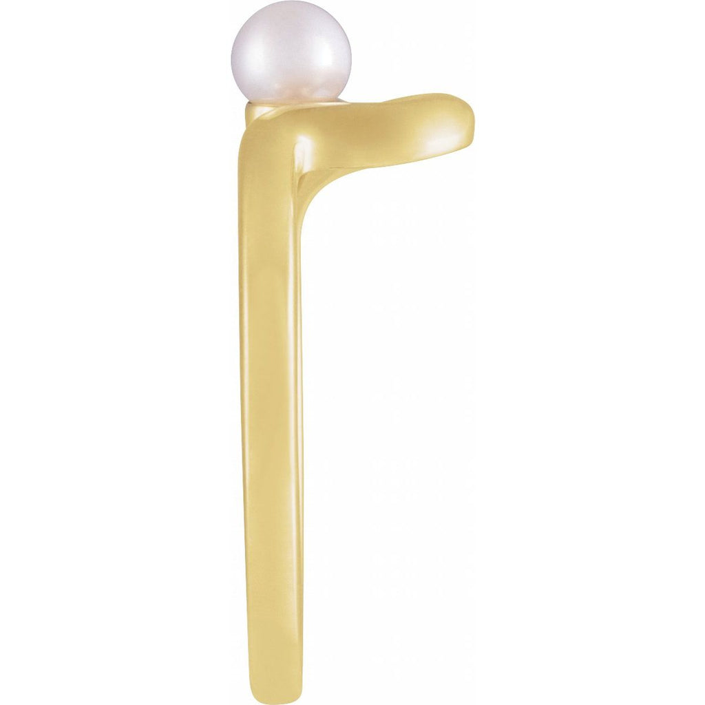 Freeform Pearl Ring
