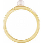 Freeform Pearl Ring