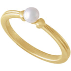 Heart Pearl Ring