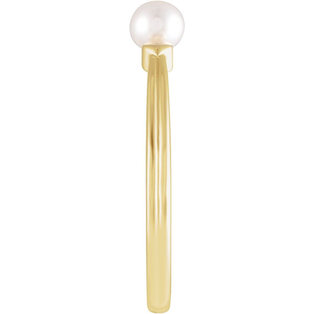 Heart Pearl Ring