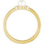 Heart Pearl Ring