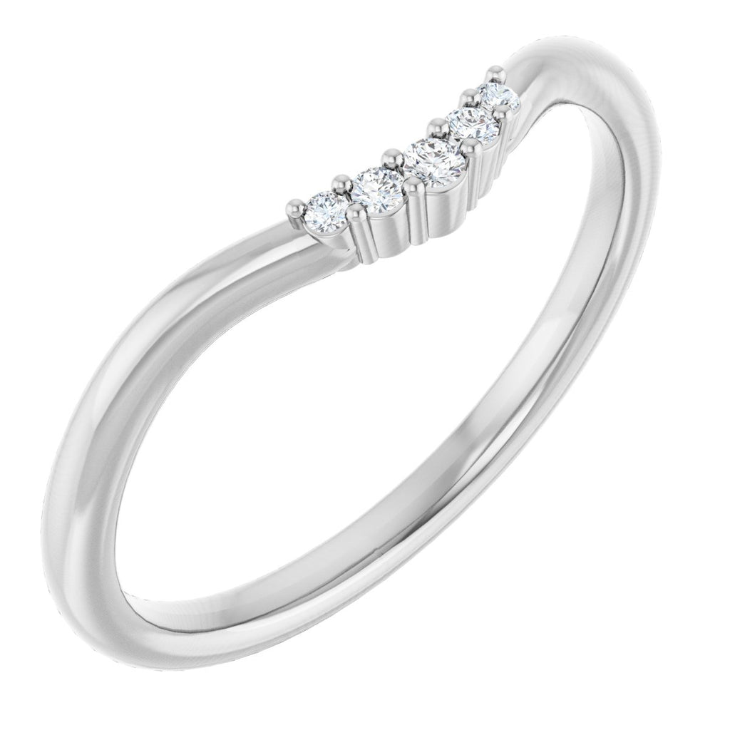Accented Engagement Ring or Band