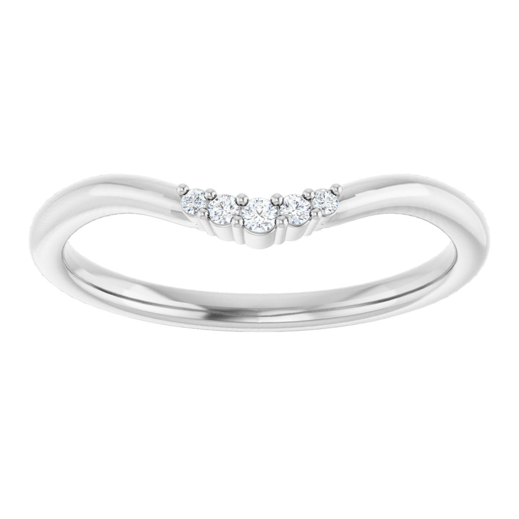 Accented Engagement Ring or Band