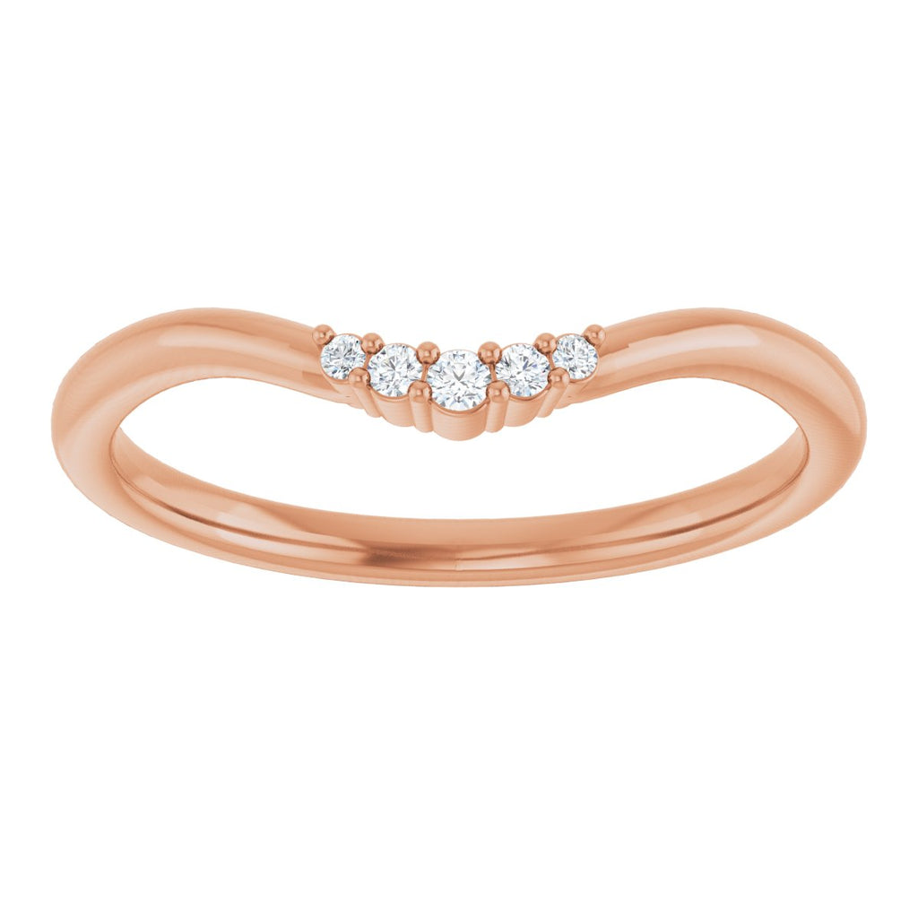 Accented Engagement Ring or Band