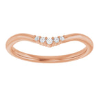 Accented Engagement Ring or Band