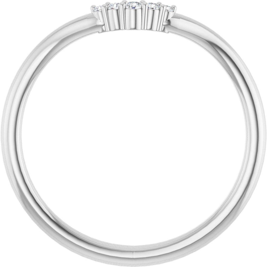 Accented Engagement Ring or Band