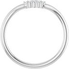 Accented Engagement Ring or Band
