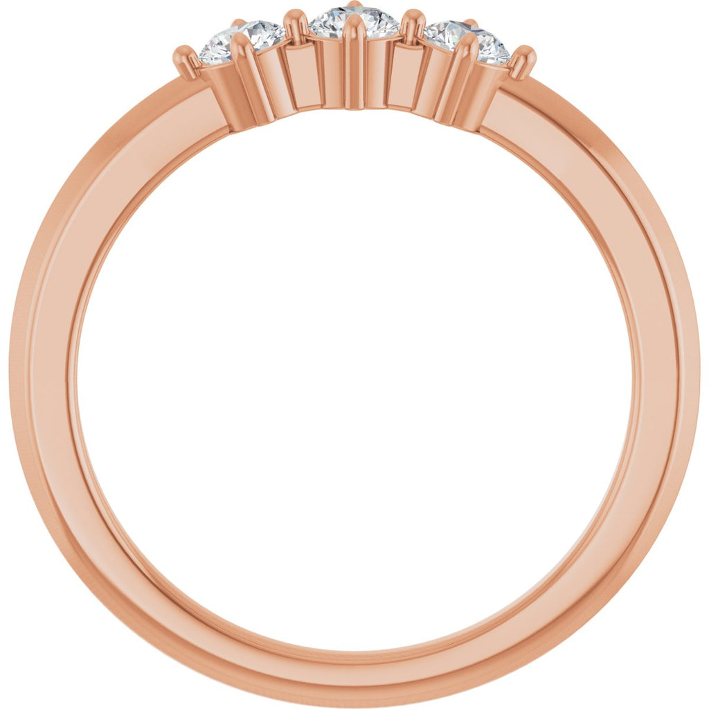 Three-Stone Anniversary Band