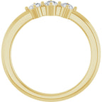 Three-Stone Anniversary Band